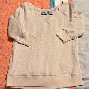 Miken Light Beige Crew Neck Sweater